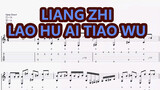 Finger style guitar scores of "Two Tigers Love to Dance"