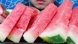 [ASMR]Eating frozen watermelon
