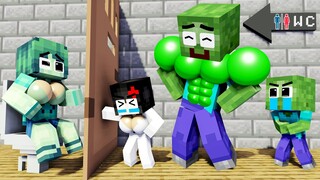 Monster School : Good Baby Zombie War Scary Mother Herobrine Girl - Sad Story - Minecraft Animation