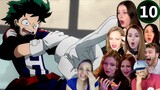 MIDORIYA DELAWARE SMASH - My Hero Academia 1x10 / Season 1 Episode 10 - Reaction Compilation!!