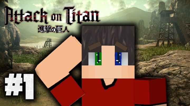 Attack on Titan episode 1 "TRAINING FROM HELL!  " (Minecraft Roleplay)