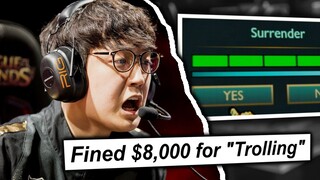 5 of The STRANGEST FINES In Esports - League of Legends