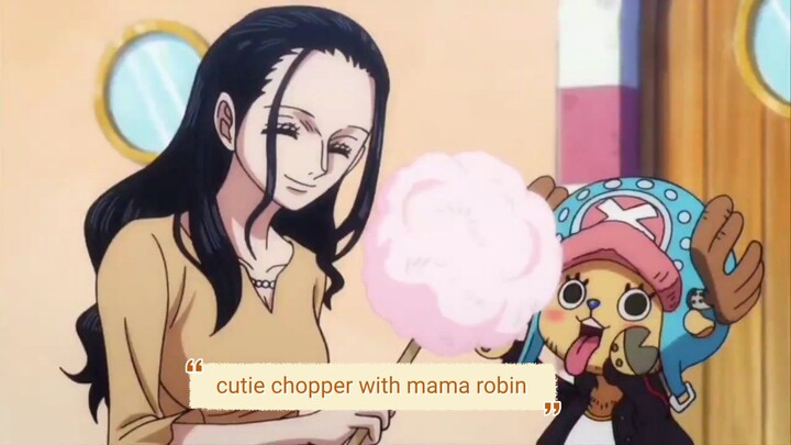 chopper tantrum untung ada mama robin 😊