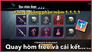 QUAY HÒM FREE ACC CỦA FAN BẰNG PHẦN MỀM FAKE IP 1.1.1.1 VÀ CÁI KẾT || PUBG MOBILE