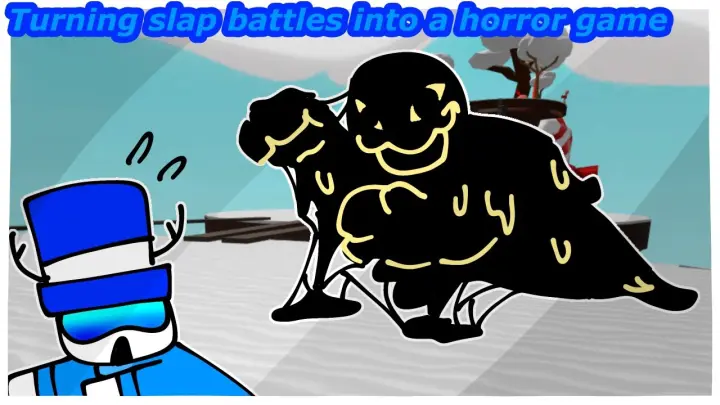 turning slap battles into a horror game | Slap Battles Roblox