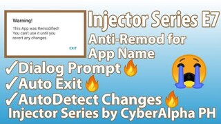 How to Add AntiRemod to your App: Injector Series E7