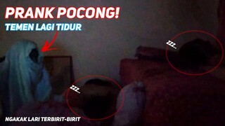 PR4NK POCONG!!Temen lagi tidur ngakak, lari kocar-kacir😂😂