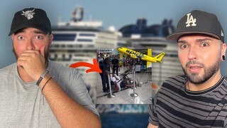 Spirit Airlines Brawl & Man Falls Overboard MSC Cruise Ship!