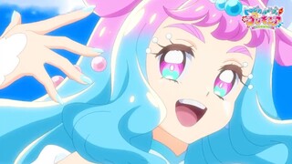 「トロピカル～ジュ！プリキュア」キュアラメール　へんしんシーン