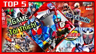 [TOP 5] Game Kamen Rider Tôi Yêu Thích!