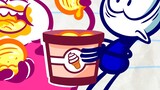 Manusia pensil yang mencuri es krim, animasi pensil dengan lebih dari 9,5 miliar penayangan di YouTu