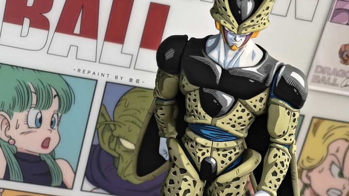 I finally understand why Akira Toriyama hates drawing him [Repaint Cell in comic colors]