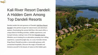 Kali River Resort Dandeli: A Hidden Gem Among Top Dandeli Resorts