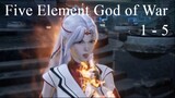 Five Element God of War 1 - 5 MULTI SUB
