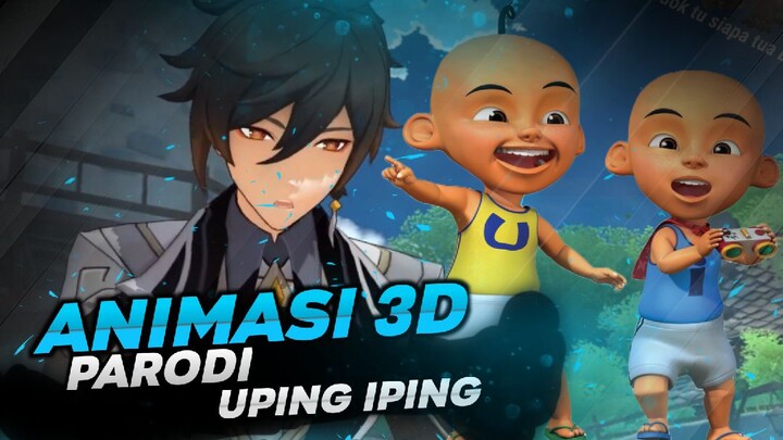 LUCU BANGET !!! ANIMASI 3D GENSHIN IMPACT PARODI UPIN & IPIN