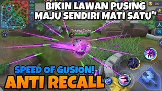 GUSION HAND SPEED !! ANTI RECALL 1 VS 5, ROAD TO TOP GLOBAL