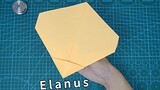 [DIY]Origami Elanus (gấp máy bay giấy) có thể bay ổn định