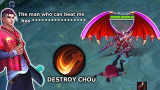 ARGUS! How to Destroy CHOU in LANE | MOBILE LEGENDS