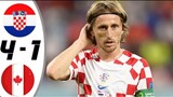 Croasia vs Canada 4-1 Highlights & All Goals - 2022