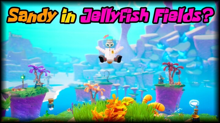 Play as Sandy in Jellyfish Fields? - Spongebob Battle for Bikini Bottom Rehydrated Glitch