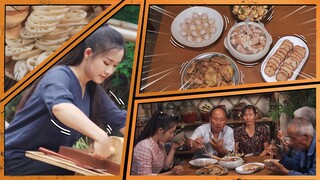 ขุดรากบัวด้วยมือ ทำเมนูอาหารจากรากบัวที่แสนอร่อยของยูนนานให้ครอบครัว