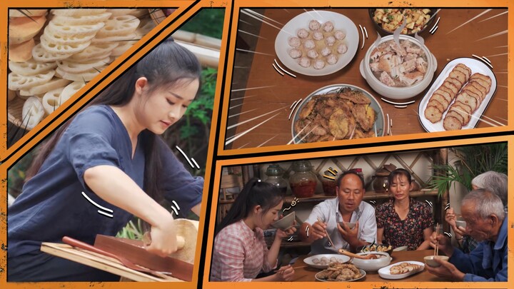 Dig out fresh lotus roots and make Yunnan summer cuisine for my family!