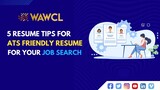 6 Resume Tips an ATS-Friendly resume for your job search