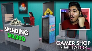 I UPGRADED My SHOP For 10,000$! - Gamer Shop Simulator #2