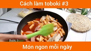 Cách làm toboki thơm ngon