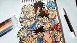 Drawing Goku All Transformation !!!