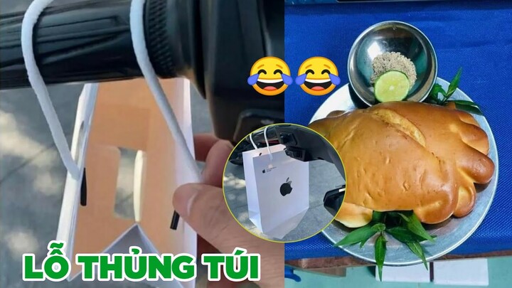 Vừa mua điện thoại xong về thì phát hiện cái túi thủng -  Top comment - Bình luận hài hước