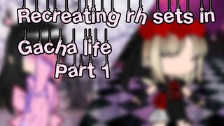 Recreating sets from RH part 1 ||Read desc||