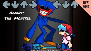 FNF vs huggy wuggy but he's chasing boyfriend in the pipe | Huggy's New Song Against The Monster