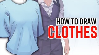 How to Draw Anime Clothes | BEGINNER Tutorial