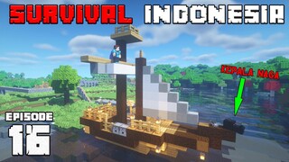 KAPAL RAKSASA TERKUAT SEPANJANG SEJARAH !! - Minecraft Survival Indonesia (Eps.16)
