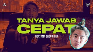 TANYA JAWAB CEPAT BABYWWW | MENGIDOLAKAN TUTURU