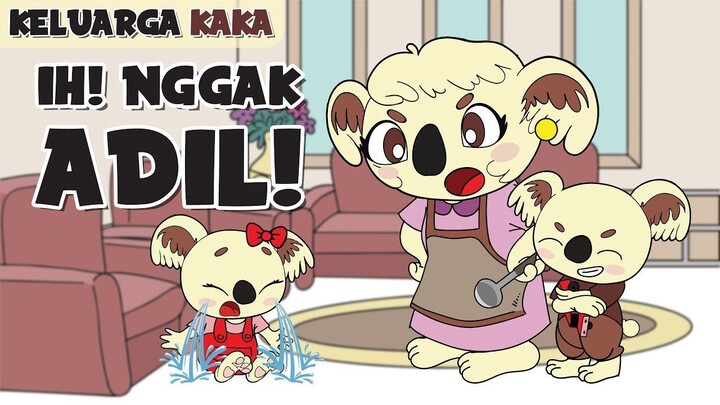 KARTUN KELUARGA KAKA - IH! NGGAK ADIL! | KOMIK KARTUN ANIMASI LUCU