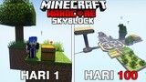 100 Hari Minecraft Hardcore Tapi di Pulau Melayang