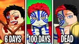 Spending 100 Days as AKAZA in Project Slayers (Roblox)
