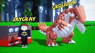 JAYGRAY TRIỆU HỒI THÀNH CÔNG POKEMON GROUDON HUYỀN THOẠI TRONG MINECRAFT