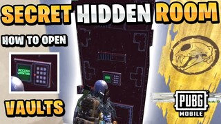 HOW TO OPEN THE SECRET VAULTS IN METRO ROYALE (TIPS & TRICKS) - PUBG MOBILE
