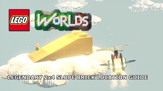 Legendary 2x4 Slope Brick Location Guide - LEGO Worlds