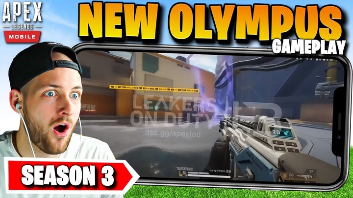 OLYMPUS MAP SEASON 3 GAMEPLAY IN APEX LEGENDS MOBILE