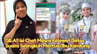 PARAH! Isi Chat Mesra Rozi Suami Yang Selingkuh Dengan Mertua Sendiri/Ibu Kandung Bikin Merinding