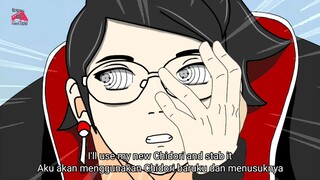 Rinnegan Uchiha Sarada membuat Otsutsuki Sinora terkejut | Boruto Two Blue Vortex Part 532