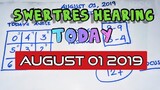 SWERTRES HEARING TODAY And ALL 3 DIGIT GAMES AND LOTTERY AUGUST 1 2019 | LEIDY KENT