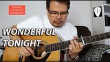 Wonderful Tonight (Eric Clapton) Easy Fingerstyle Guitar Cover with Capo