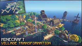 Minecraft Village Transformation Timelapse [Minecraft Plains Village]