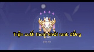 Trận cuối thoát khỏi rank đồng 😎