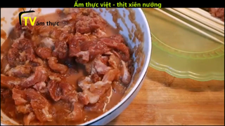 Ẩm thực Việt- Thịt xiên nướng p7